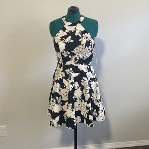 Size 13 black,halter top dress.
